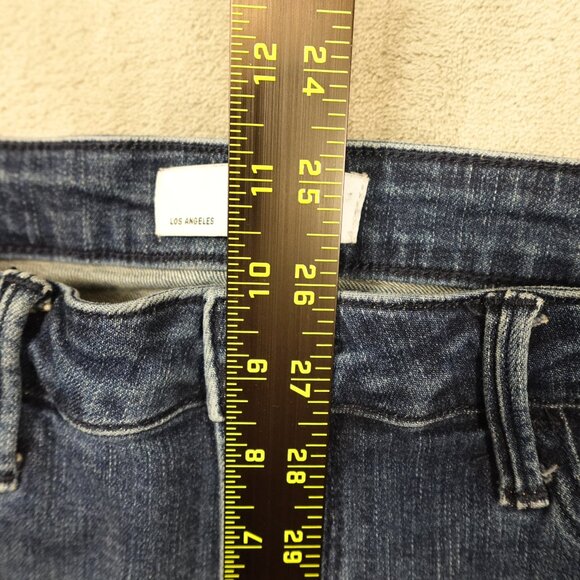 Vervet Jeans Los Angeles Distressed Skinny Jeans Women’s Size 29 Dark Wash Blue - Picture 5 of 11